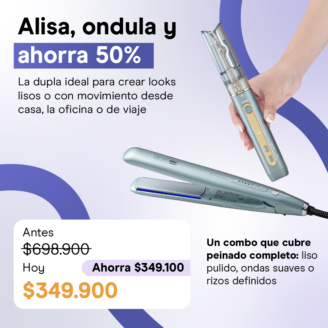 Combo Plancha CS2573 + Rizador CR520UAL by Conair®