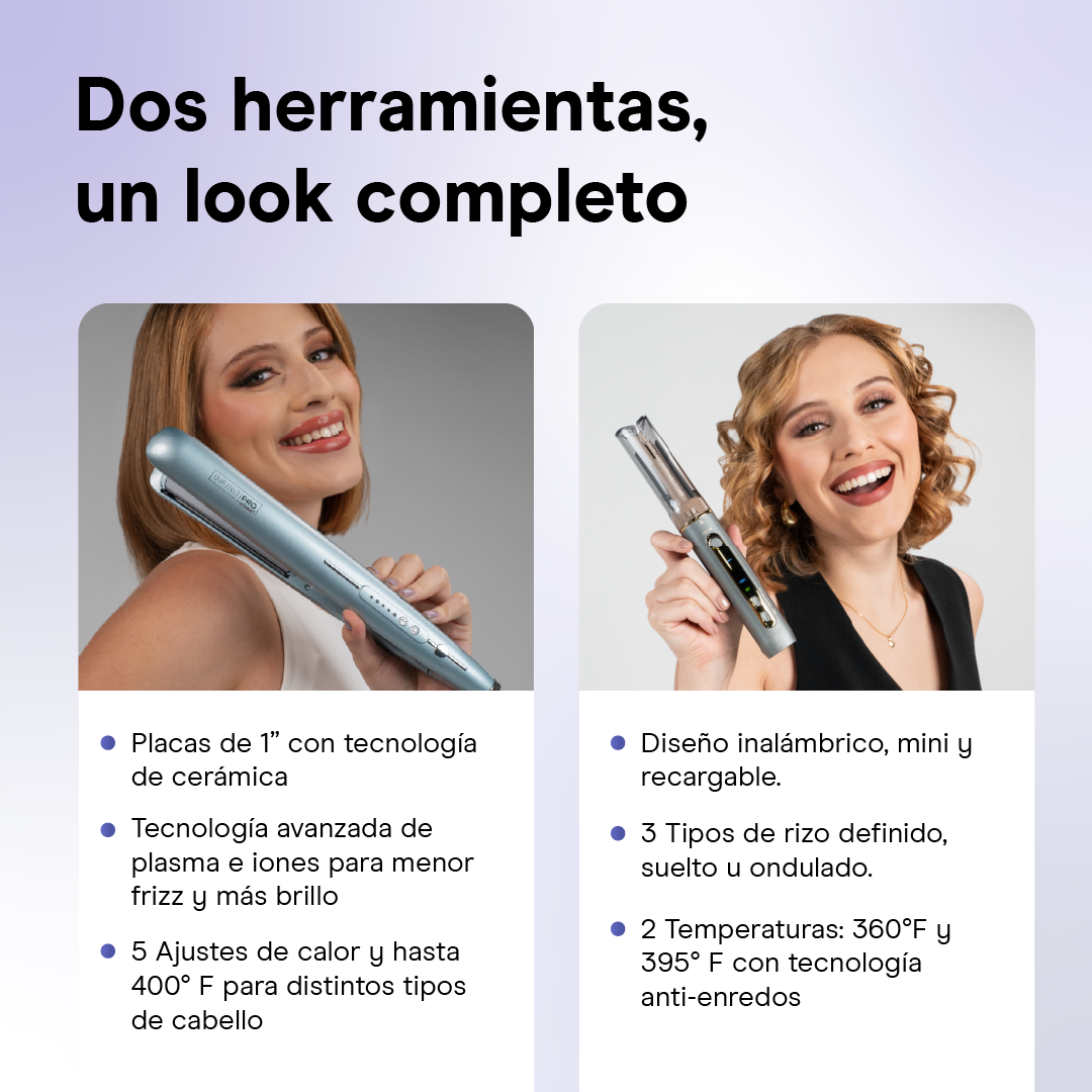 Combo Plancha CS2573 + Rizador CR520UAL by Conair®
