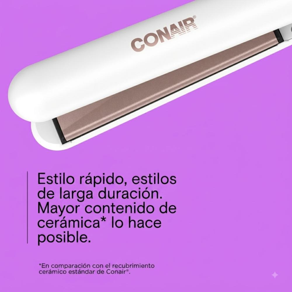 Plancha con doble Cerámica 25 mm CS221L by Conair™