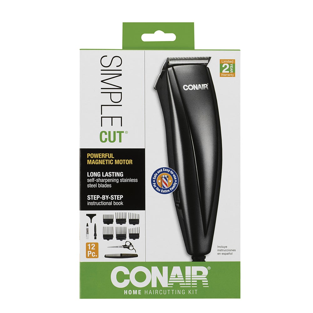 Kit de Peluquería Simple Cut Negro Conair HC108RGB