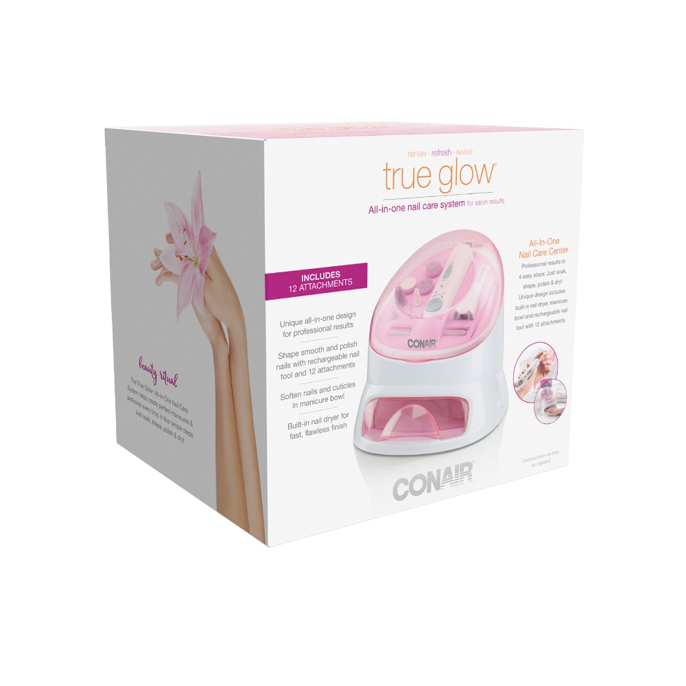 Set Cuidado De Uñas Recargable Todo En 1 Conair