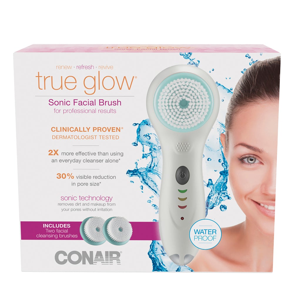 Cepillo de Limpieza Facial Sónica Trueglow Sfb Blanco Conair SFB