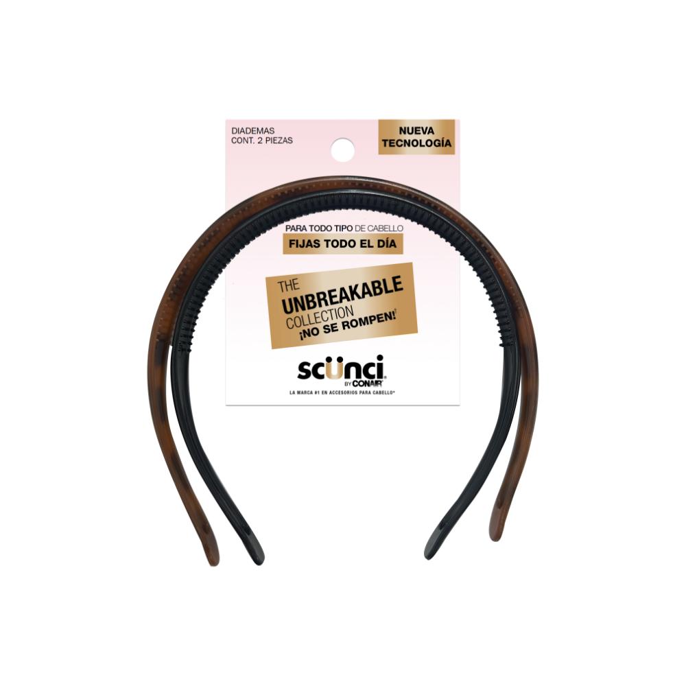 Diademas X 2 Resistentes Unbreakable Scunci by Conair®