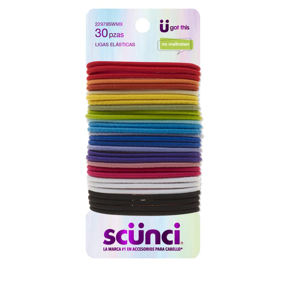 Elásticos Niñas X 30 surtidos Scunci by Conair®