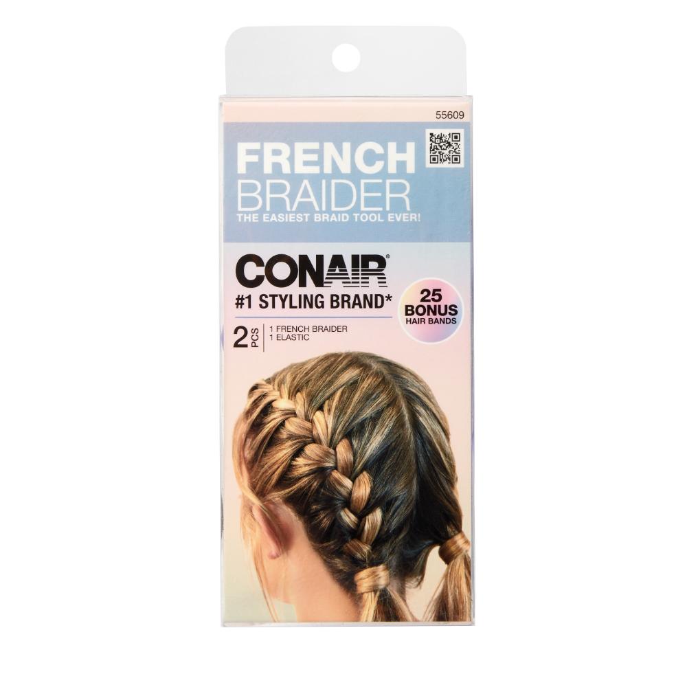 Kit de Herramientas para Trenzas Francesas con 25 Gomas de pelo by Conair®