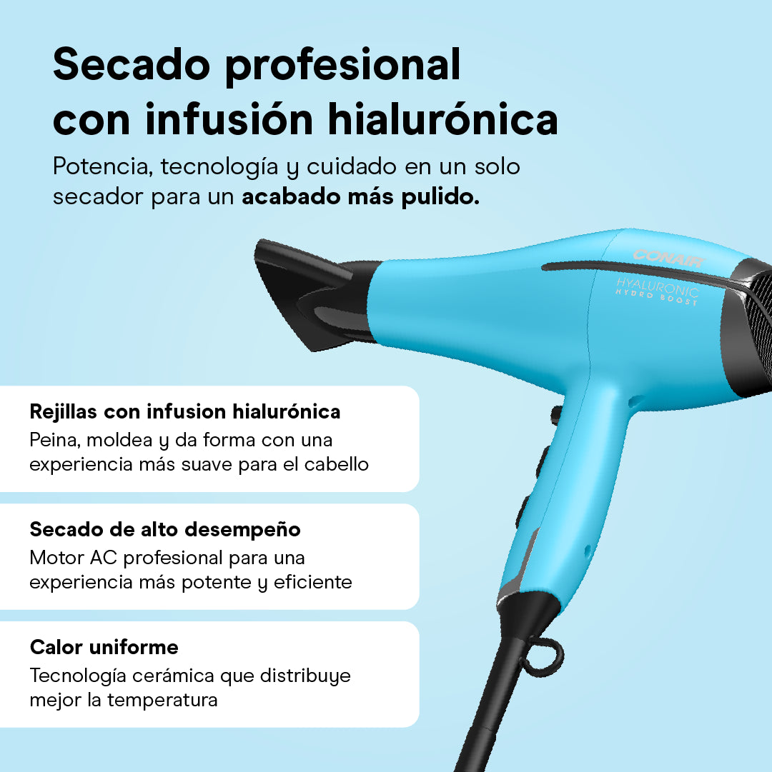 Secador Profesional con infusión hialurónica 650AL BY CONAIR®_002