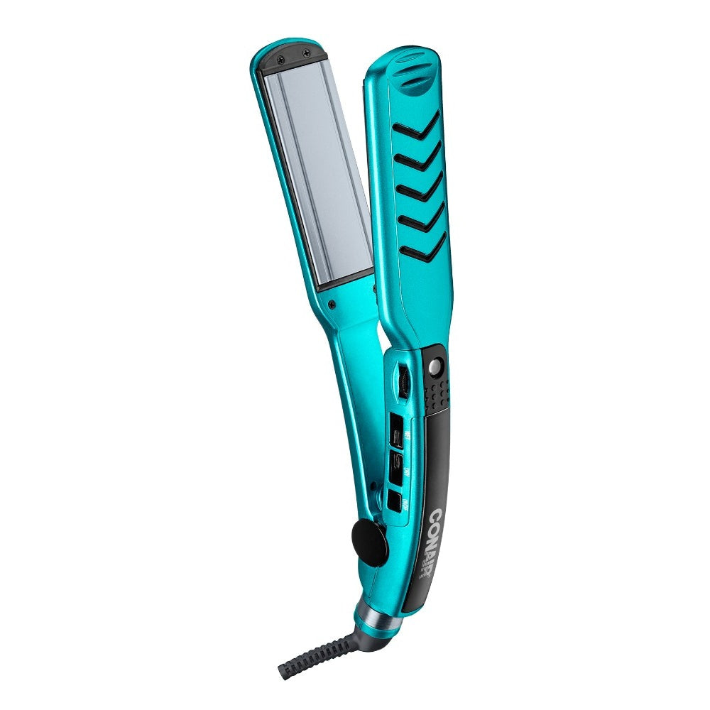 Plancha Alisadora Cerámica 1/2 Mojado/Seco Verde Conair CS26NAL