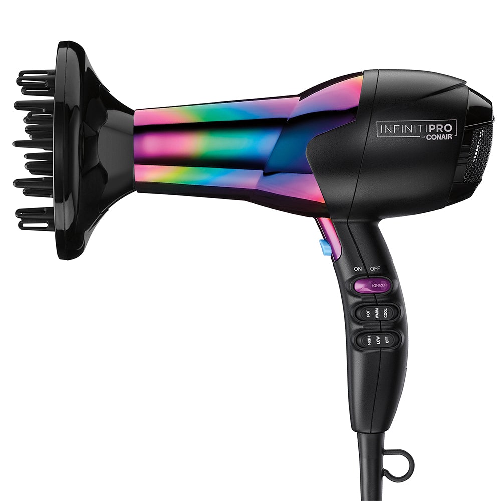 Secador Ion Choice de 1875 W con Titanio Arco Iris Negro Conair 490/490R