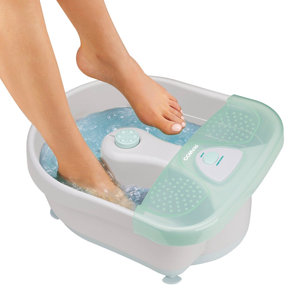 Bañera De Hidromasaje Para Pies Con Calor, Burbujas Y 3 Accesorios Conair