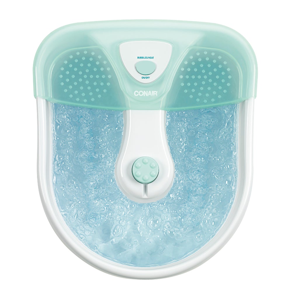 Bañera De Hidromasaje Para Pies Con Calor, Burbujas Y 3 Accesorios Conair