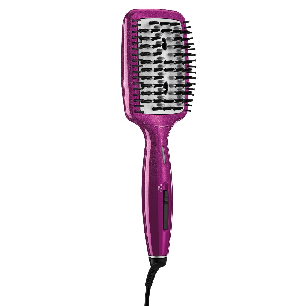 Cepillo Alisador Diamond Brilliance Ionic Morado Conair BC7PK