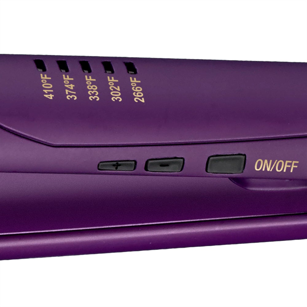 Plancha Alisadora 1" Doble Cerámica Morado Conair