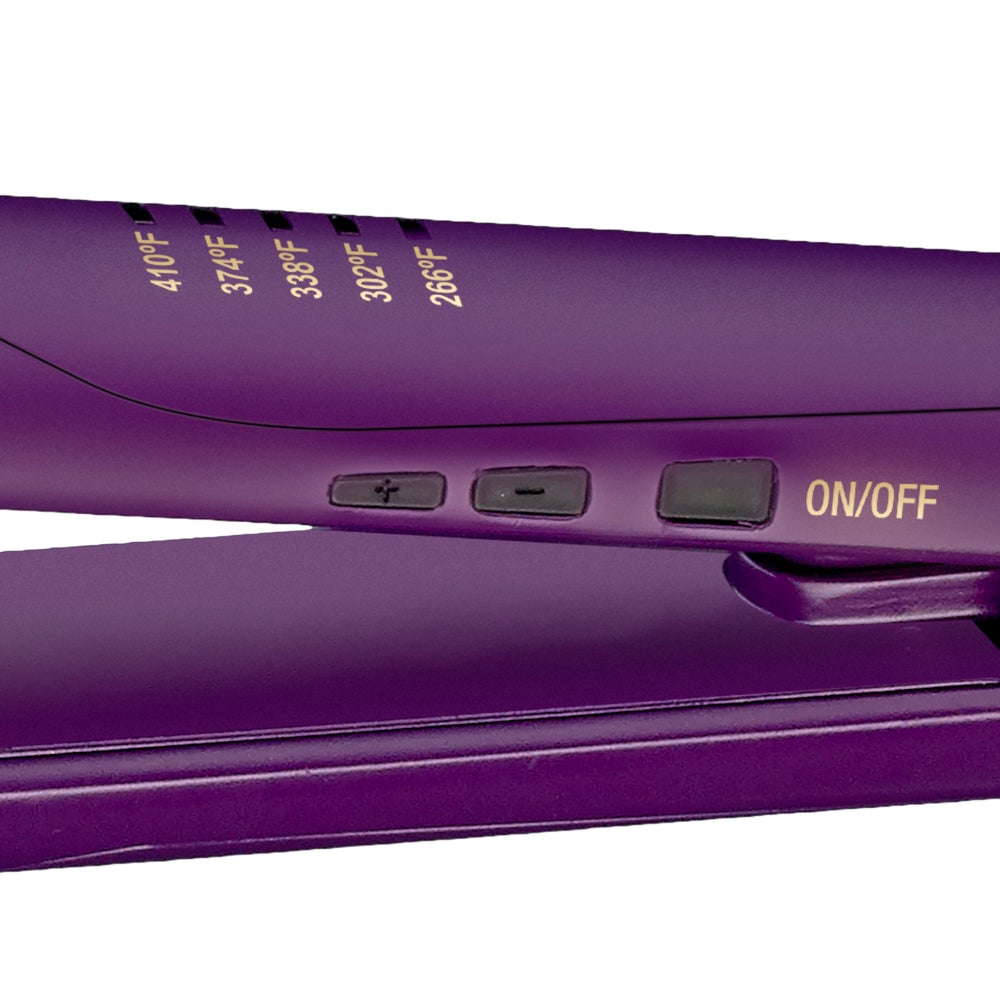Plancha Alisadora 1,5" Doble Cerámica Morado Conair