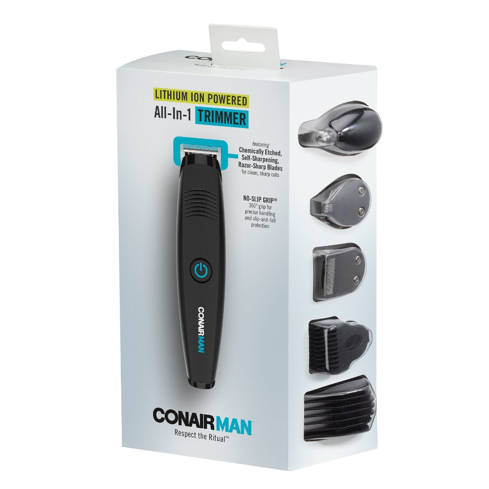 Recortadora De Barba Y Bigote, Todo En 1 Recargable Conair
